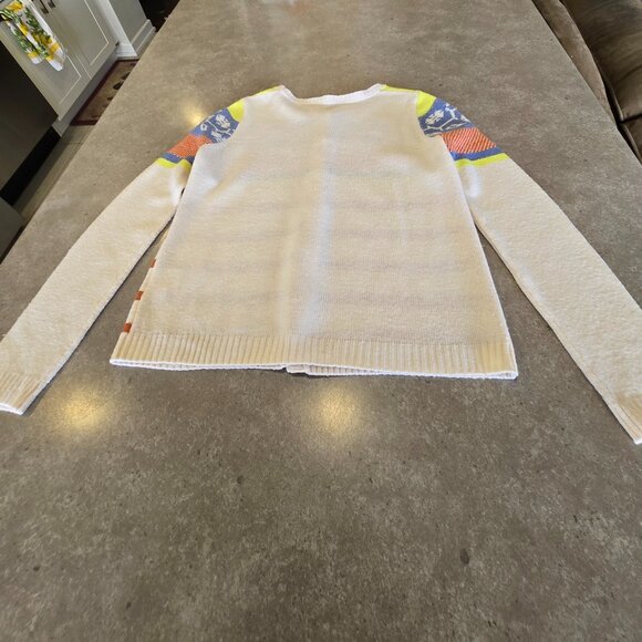 FIVE PLUS Women's Multi-Stripes Graphic Print L/Sleeves Cardigan - Size Small - Picture 9 of 14